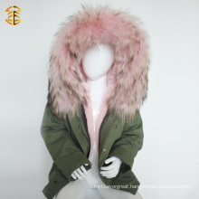 Factory Direct Supply Winter Fox Coat and Kid Child Jacket